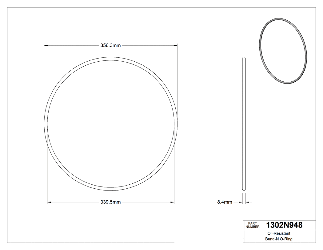 Technical drawing - 1302N948